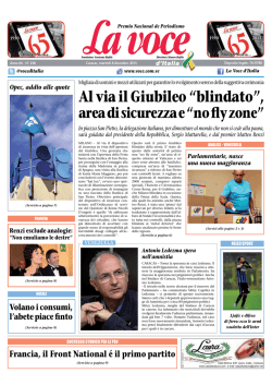 08 DICEMBRE 2015 - La Voce d`Italia