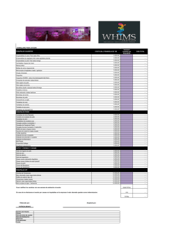 FORMULARIO PARA COTIZAR COSTO (Bs.) P/BANDEJA DE 100