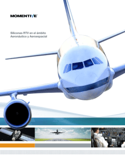 guía de productos Momentive para aerospacial (Certificados, PDF