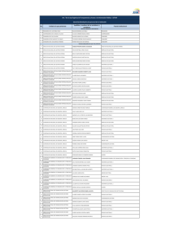No. Unidad a la que pertenece Apellidos y nombres de los