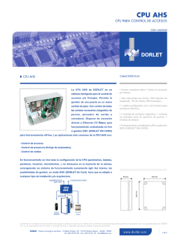 CPU AHS - Dorlet