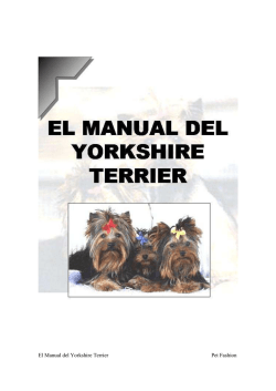 El Manual del Yorkshire