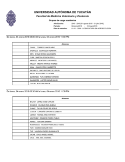Agroecolog&iacute;a MEyA - Universidad Aut&oacute;noma de Yucat&aacute;n