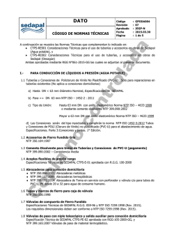 C&Oacute;DIGO DE NORMAS T&Eacute;CNICAS