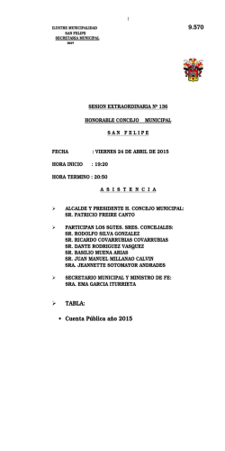 Sesión N°136