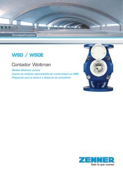 Folleto contadores de agua WSD/WSDE