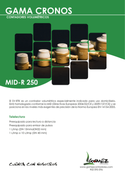 Gama Argos - G&oacute;mez Contadores de Agua