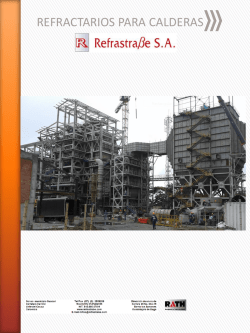 Generación Eléctrica / Ingenios / Calderas