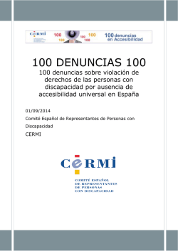 100 DENUNCIAS 100