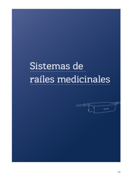 Sistemas de raíles medicinales