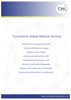Consultoría Global Medical Devices