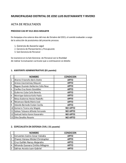 acta de resultados - Portal Municipalidad José Luis Bustamante y