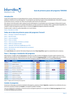 Descargar Guía de Primeros Pasos