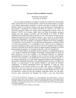 Mª Rosario Ferrer Gimeno eHumanista: Volume 17, 2011 271 De