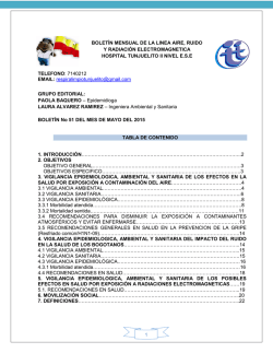 Boletín Mayo 2015 - Hospital Tunjuelito