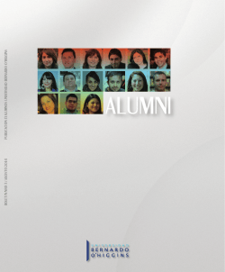 Boletín Alumni N°3 - Universidad Bernardo O`Higgins