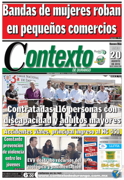 20/08/2015 - Facultad de Ciencias Biológicas