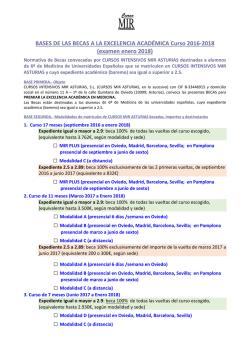 Bases - Curso Intensivo MIR Asturias