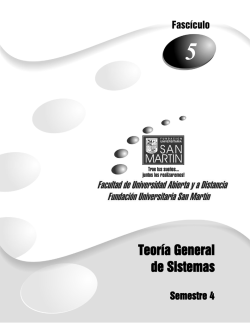 Teoría General de Sistemas