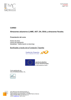 Presentación curso