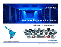 Mobilebanking en America Latina Estudio de Mercado Tendencias