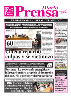Edición 3860 Lunes 9 de Noviembre de 2015- CS5