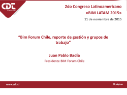 2do Congreso Latinoamericano «BIM LATAM 2015