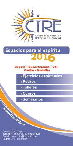 Espacios para el Espíritu 2016 - Colegio San Jose Barranquilla