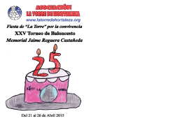Actividades del Torneo Memorial Jaime