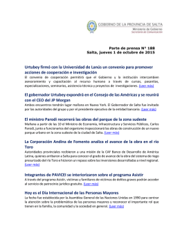 Urtubey firmó con la Universidad de Lanús un convenio para