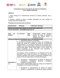 13.1 Ambiental y Gestión de Riesgo