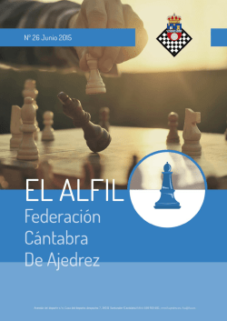 Descarga la revista  - Federación Cántabra de Ajedrez
