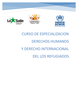 Información. - Cátedra UNESCO Derechos Humanos ULaSalle CEDE