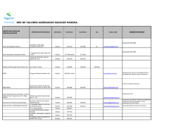 RED DE VALORES AGREGADOS SAGICOR PANAMA