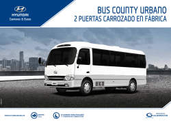 BUS COUNTY URBANO - Hyundai Camiones y Buses
