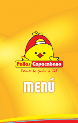 menú LA PAZ pdf - Pollos Copacabana