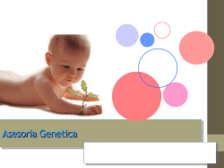 asesoria genetica - Guia de Cochabamba