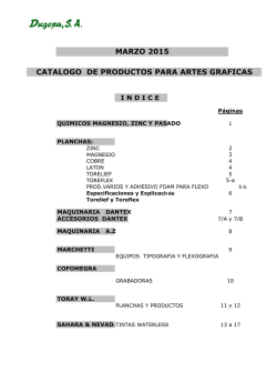 CATALOGO AG MARZO 2015