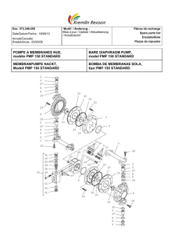 POMPE A MEMBRANES NUE, modèle PMP 150