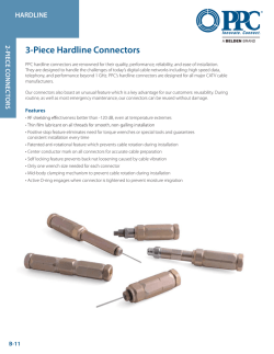 3-Piece Hardline Connectors