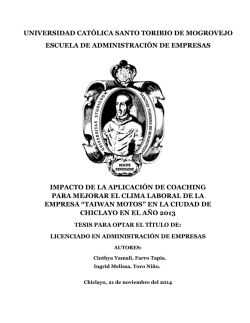 chiclayo 2013 - Repositorio Tesis USAT