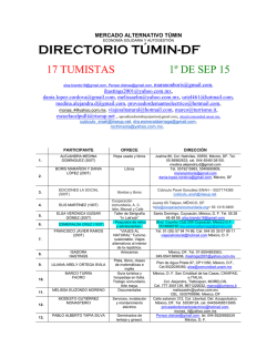 DIRECTORIO TÚMIN-DF