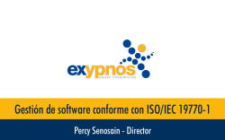 Gestión de software conforme con ISO/IEC 19770-1
