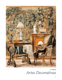 1ª Sesión artes decorativas