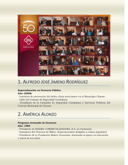 1. alfredo jos&eacute; jimeno rodr&iacute;guez 2. am&eacute;rica alonzo