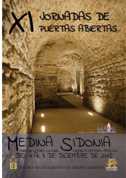 PROGRAMA 2015.indd - Ayuntamiento de Medina Sidonia