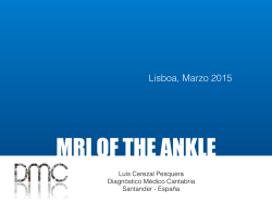 MRI OF THE ANKLE!