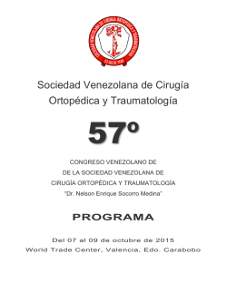 Sociedad Venezolana de Cirugía Ortopédica y Traumatología