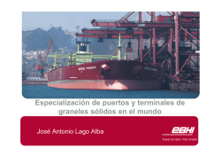 Especialización de puertos y terminales de graneles sólidos en el