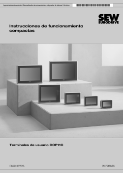 Instrucciones de funcionamiento compactas Terminales de usuario